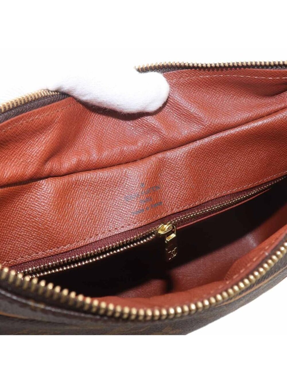 Louis Vuitton Monogram Shoulder Bag Brown Gold Boulogne - Picture 7 of 10